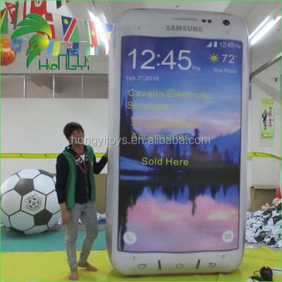 China Promotion Customized Giant Inflatable Cell Phone , Giant Inflatable Phone Model For Advertisement for sale