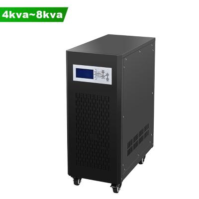 China Office/household equipment/outdoors 3 phase solar inverter 3.2kw 4.8kw 5.6kw 6.4kw off grid three phase solar inverter with mppt for sale