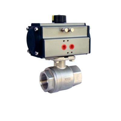 China Factory General Hot Sell CE API Type 2PC NPT Female Thread Ball Valve SS BSP Pneumatic Valve For WETCH for sale