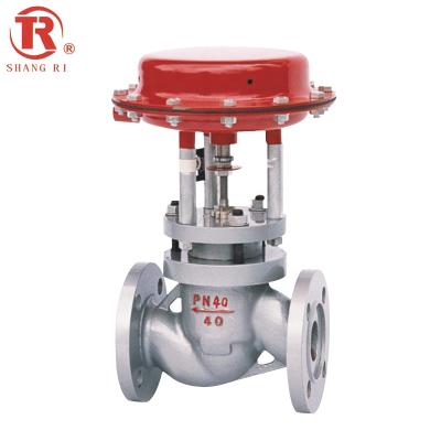 China General Pneumatic Flanged Diaphragm Cut Control Valve for sale