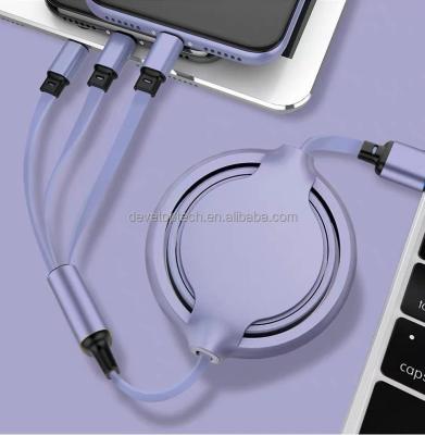 China MP3/MP4 Player OEM 5V3A 3 In 1 USB Charging Cable Type Micro C USB Cable For Phone for sale