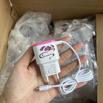 China Charging Dual USB Ports Wholesale Price EU Plug 5V1A USB Cable Charger 2 Ports Travel Phone Power Banks for sale