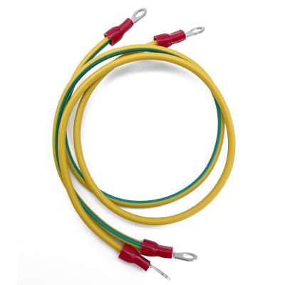 China Electronic Terminal Wiring Producer SV 2-4S U Y Type Long Double Heads 100mm Wire Harness Cable Assembly for sale