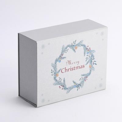 China Recyclable Wholesale Custom Festival Packing Box Cardboard Color Gift Box Custom Magnetic Closure for sale