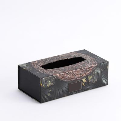 China Handmade Custom Design Black Magnetic Cardboard Gift Box With Magnet Boxes For Gift Package Foldable Magnetic Gift Box for sale