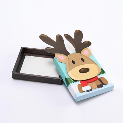 China Luxury High Quality Printed Custom Handmade Christmas Food Paper Packaging Chocolate Empty Gift Box for sale