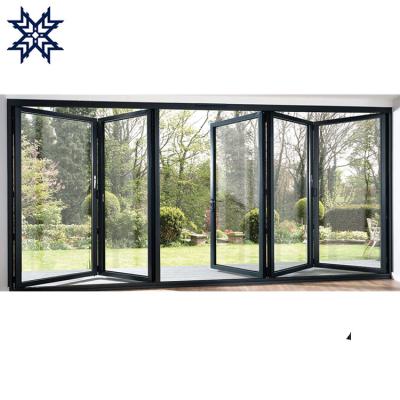 China Hot Sale Modern Energy Saving Fiberglass Folding Garage Doors Windproof for sale