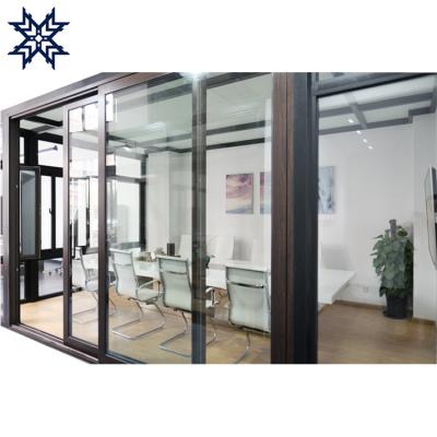 China 2018 Best Selling Heat Insulation PU Fiberglass Corrosion Resistance Elevator Sliding Glass Door for sale