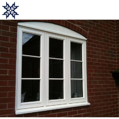 China 2018 New Product Magnetic Screen Aluminum Alloy And PU Fiberglass Casement Window With Double Tempered Glass for sale