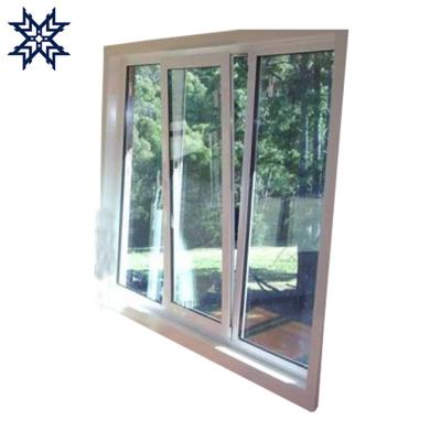 China Custom Magnetic Screen PU Casement Soundproof Glass Window for sale