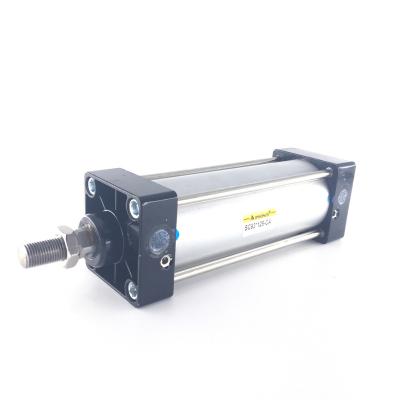 China Airtac Type standard SC63 125 CA aluminium double acting bus door air pneumatic lift cylinder for sale