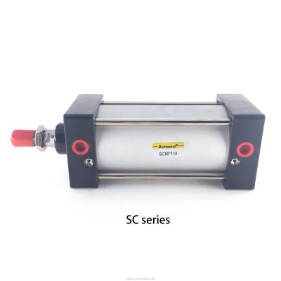 China ISO9001 Airtac Type SC series double acting air pneumatic cylinder for sale