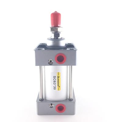 China SC63 30 Double piston adjustable pneumatic aluminum cylinder for sale