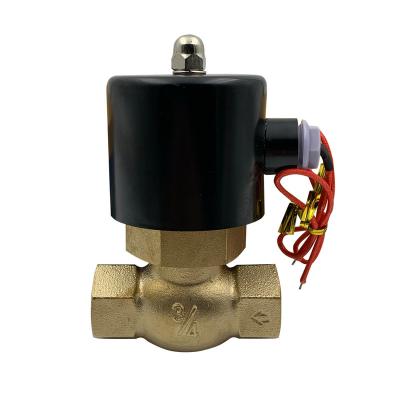 China US 2L series 2 Way high temperature Water Steam Solenoid Valves for sale