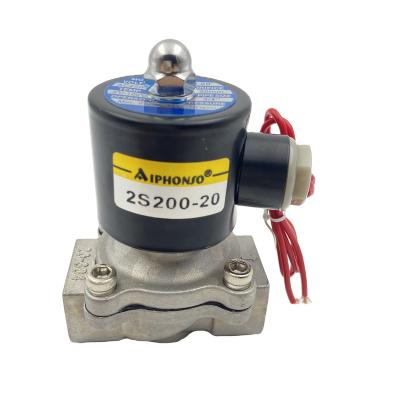 China 2S series 2/2 way direct acting stainless steel oil air water solenoid valve for sale