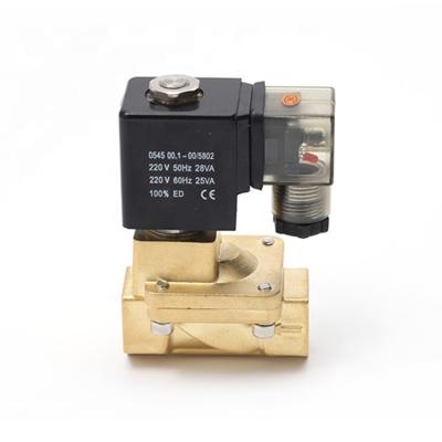 China PU225 Two Way Direct Acting Brass Solenoid Valve for sale