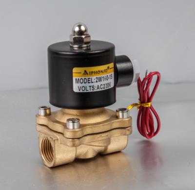 China 2W200-20 Series 3/4 inch 2/2 Way Direct Acting brass Water Solenoid Valves for sale