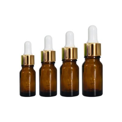 China Personal care 5ml 10ml 15ml 20ml oil dropper glass bottle with dropper for sale