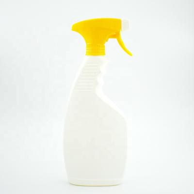 China Non spill 500ml pe bottle with trigger sprayer spray bottle water or yellow plastic spray foam for sale