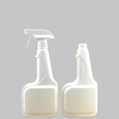 China Non Spill White PE Bottle 500ml With Square Plastic Garden 28400 Water Trigger Sprayer for sale