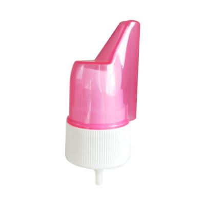 China Non Spill 30/410 Plastic Ribbed Medicine Nasal Sprayer Fine Mist Sprayer for sale