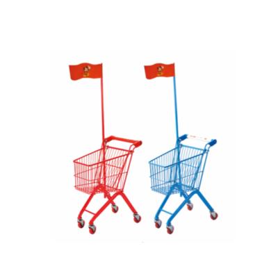 China High Quality Durable Mini Children Shopping Cart Supermarket Shopping Trolley for sale