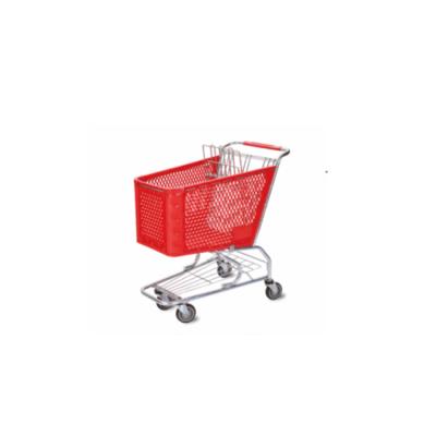 中国 Durable High Quality Plastic And Metal Supermarket Shopping Trolley Trolley 販売のため