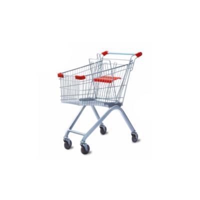 China Durable Hot Selling European Style Grocery Shopping Trolley Cart for sale