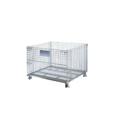 Κίνα Wholesale High Quality Corrosion Protection Factory Price Metal Storage Cage With Pallet Base προς πώληση