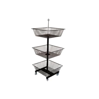 中国 High Quality Double Sided Wire Locker Display Rack Supermarket Display Stand 販売のため