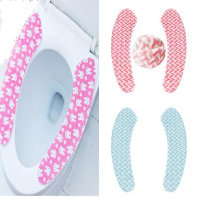 China Universal Type Viable Winter Paste Toilet Pad Toilet Seat Cover Static Sticky Sticky Mat for sale