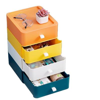 China Storage Container Toy Chest Component Drawer Organizer Makeup Boxes Modern Plastic Home Office Cabinet Combined Desk Accessories for sale