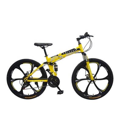 China Manufacturer Steel Supply Dual 26 Inch Disc Brake Other Mountain Bike Folding Bicycle Folded OEM Mtb Speed ​​Cycle Mountain Bikes for sale