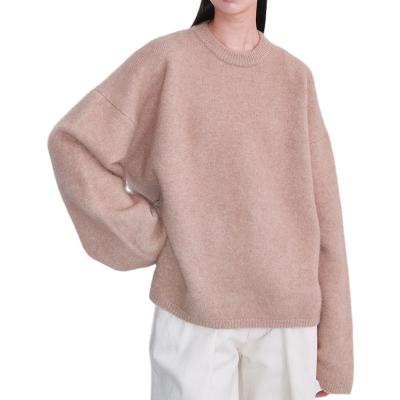 China 2022 cashmere sweater women crew neck sweater women Anti-wrinkle cashmere sweaters for sale