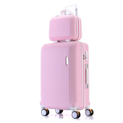 China Shell Trolley Luggage Hard Luggage With 360 Spinner Wheels Handle Cabin Lightweight Rolling Suitcase With Digital Lock Shell Small Suitcase Hard With Double for sale