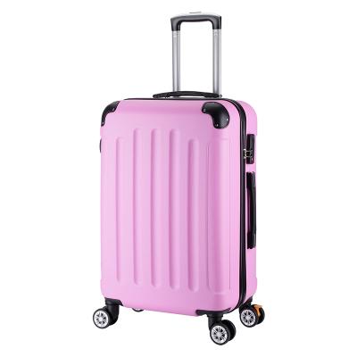 China ABS women suitecase pvc/pu material, pp boarding. 2020 Waterproof Luggage Bags Mini Suitcase Bag Sets With Locks Four Wheels for sale