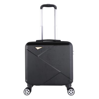 China ABS Colorful 18 Inch ABS Travel Luggage Trolley Bags Small Travel Bag Suitcase ABS for sale