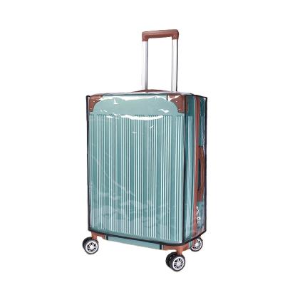 China Luggage PVC film for suitcase travel luggage protector clear plastic hubcap protector tsa approved bag for sale