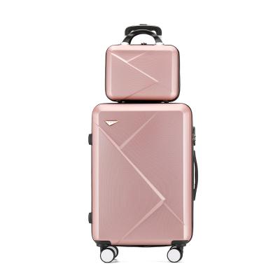 China ABS Customized Luggage Trolley Bags UV ABS Luggage Travel Bags Customized 20/24/28 Inch Printing 1 Suitcase Set Briefcase China Factory for sale