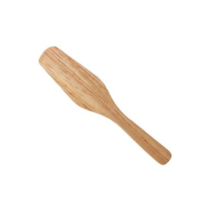 China Sustainable Oak Spatula Handmade Natural Lacquer Not Suitable For Applying Butter May Wholesale Custom Toast Butter Knife for sale