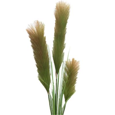 China Fashional Artificial Flowers Wholesale Decorative Grass Wedding Reed Branch Artificial Fake Pampas Hotel Store Home Wedding for sale