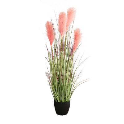 China Hot Sale New Design Artificial Flowers Fashional Fake Flowers Wedding Decoration Artificial Pampas Plants Artificial Pampas Grass for sale