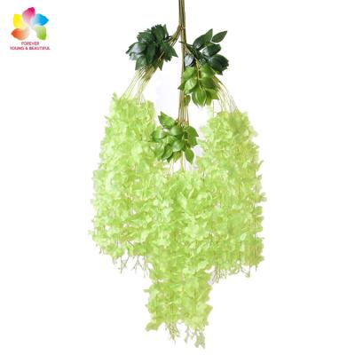 China Wedding Artificial Wedding Home Decor Wall Wisteria Flower Simulated Silk Wedding Flowers For Wholesale for sale