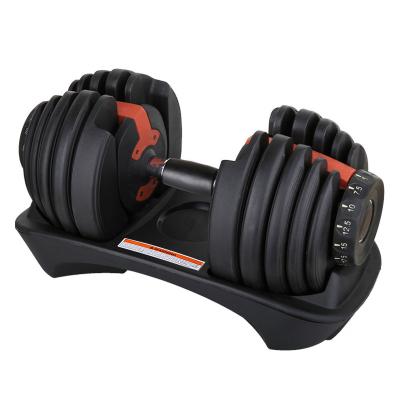 China Fitness Eco-Friendly Training Equipment 24KG 40KG Portable Unisex Gym Adjustable Dumbbells Set For Home for sale