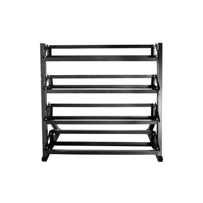 China Durable standard hot sale gym equipment factory price three tier kettlebell stretch 3 layers 3 row kettlebell rack for sale