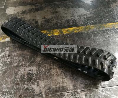 China Loader Loader Track 250x72x47 Rubber Construction Machinery Parts Rubber Crawler YACHOO OEM for sale