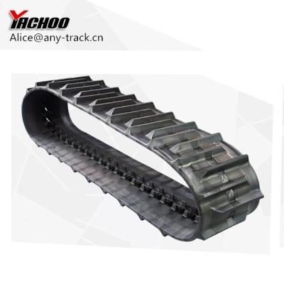 China Agriculture Machine YACHOO Agricultural Machinery Parts Agriculture Harvester Rubber Track Track for sale