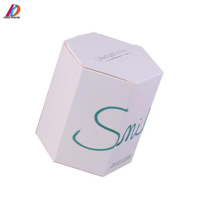 China Customized High Quality Unique Hexagon Cardboard Biodegradable Paper Box for sale