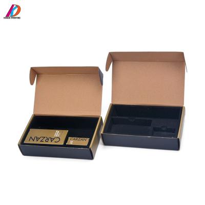 China Recycled Materials Wholesale Customized Logo Corrugated Paper Box Packaging With Tray for sale