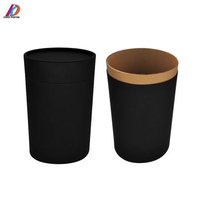 China Recyclable Custom Recycled Round Cardboard Packaging Box Kraft Paper Tube for sale